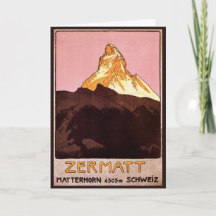 Reise im Stil vergangener Zeiten, Matterhorn, Schw Karte