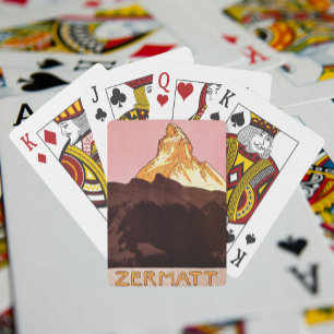 Reise im Stil vergangener Zeiten, Matterhorn, Schw Spielkarten