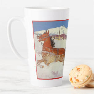 Reise im Stil vergangener Zeiten, Winter in Engadi Milchtasse