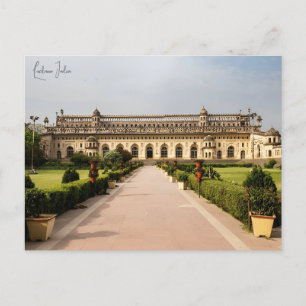 Reise im Vintage-Stil Lucknow Indien Urlaub retro Postkarte