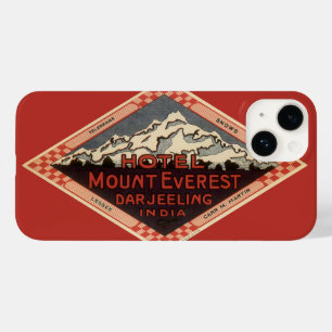 Reise im Vintage-Stil, Mount Everest, Darjeeling I Case-Mate iPhone 14 Hülle