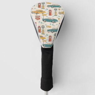 Reise im Vintage-Stil Muster (1) Golf Headcover