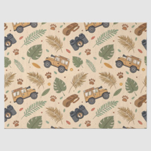 Reise im Vintage-Stil Muster (3) Seidenpapier
