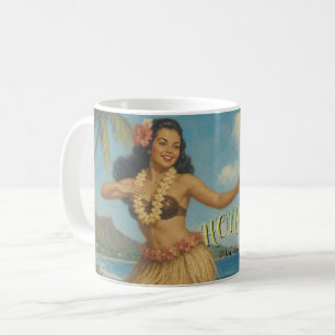 Reise im Vintage-Stil nach Hawaii Kaffeetasse