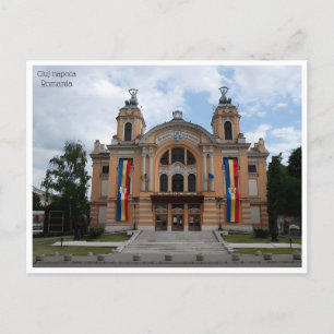 Reise im Vintage-Stil Retro Cluj Napoca Rumänien R Postkarte