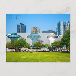 Reise im Vintage-Stil Taichung Taiwan Asien Stadt Postkarte