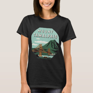 Reise im Vintage-Stil, Tamalpais Mountain oder Mou T-Shirt