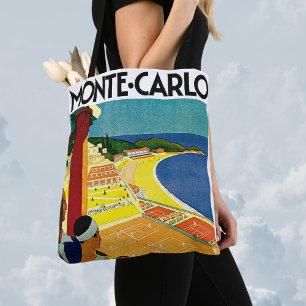 Reise im Vintage-Stil, Tennis, Sport, Monte Carlo