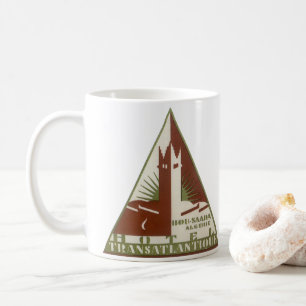 Reise im Vintage-Stil, Trans Atlantique Hotel, Alg Kaffeetasse
