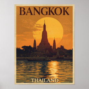 Reise in das alte Bangkok Poster
