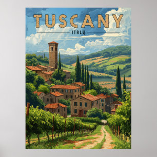 Reise in das alte Tuscien Poster
