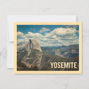 Reise in das alte Yosemite Postkarte