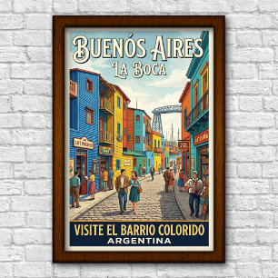 Reise in das Buenos Aires der 1960er Jahre, Argent Poster