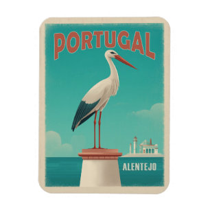 Reise in das historische Alentejo Portugal Magnet
