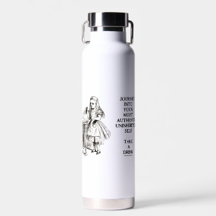 Reise in dein authentischstes, ungehemmt Selbst Trinkflasche