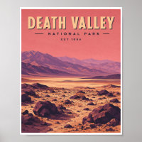 Reise in den Death Valley National Park im Vintage