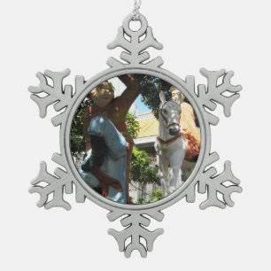 Reise in den Westen [Magie des Affen] Schneeflocken Zinn-Ornament