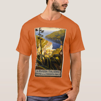 Reise in die italienische Riviera Portofino im Vin T-Shirt