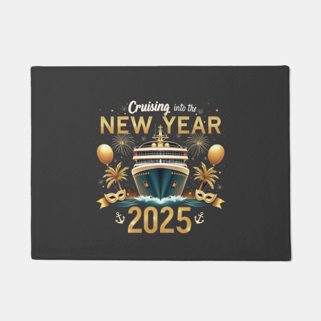 Reise in die Silvesterfamilie 2025 Crew Fußmatte (Vorderseite)