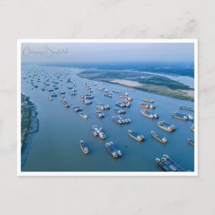 Reise in die Stadt Chittagong Bangladesch im Vinta Postkarte
