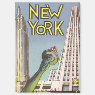 Reise in die Vergangenheit, berühmte Wahrzeichen v Magnet