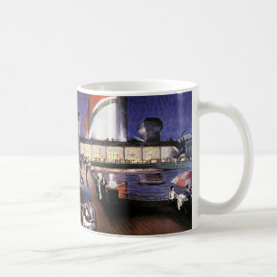 Reise in die Vergangenheit, Kreuzfahrtschiff auf d Tasse