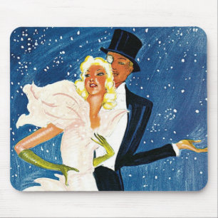 Reise in die Vergangenheit, Liebesromanze Winter i Mousepad