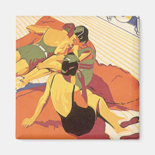 Reise in die Vergangenheit, Urlaub auf einem Kreuz Magnet