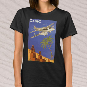 Reise in die Vintage-Zeit nach Kairo, Ägypten, Dop T-Shirt