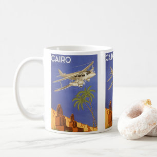 Reise in die Vintage-Zeit nach Kairo, Ägypten, Dop Tasse