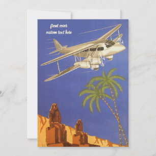 Reise in die Vintage-Zeit nach Kairo, Ägypten, mit Einladung