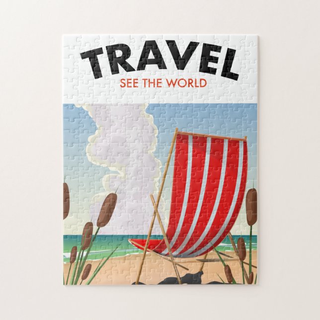 Reise in die Welt Puzzle (Vertikal)