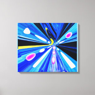 Reise in die Weltraumkunst Leinwanddruck