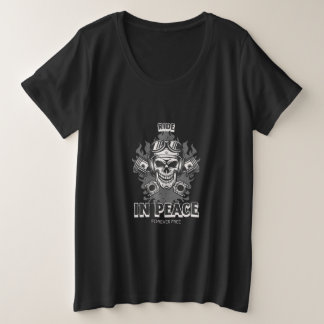 Reise in Frieden, für immer frei Große Größe T-Shirt