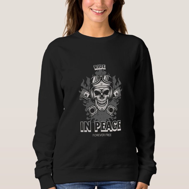 Reise in Frieden, für immer frei Sweatshirt (Vorderseite)