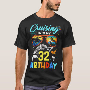Reise in meine 32. Geburtstagsparty 32 Jahre T-Shirt