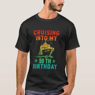 Reise in meine 50. Geburtstagszeit 50 Jahre alte K T-Shirt