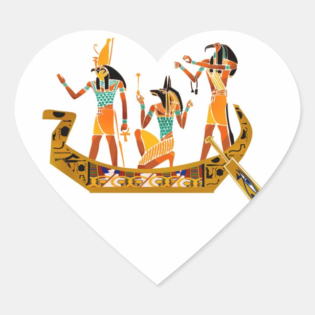 Reise ins Unbekannte Herz-Aufkleber (Vorderseite)