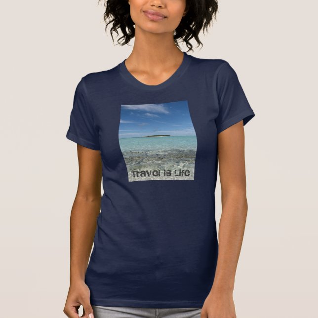 Reise ist Leben T-Shirt (Vorderseite)