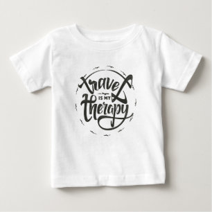 Reise ist meine Therapie Baby T-shirt