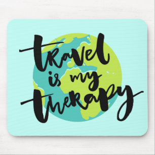 Reise ist meine Therapie Mousepad