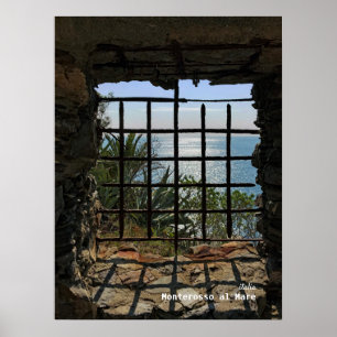 Reise- Italien - Monterosso al Mare, Ligurische Poster