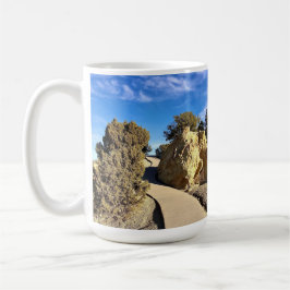 Reise jenseits der Biegung Kaffeetasse