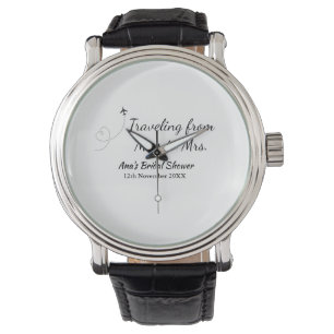 Reise-Junggesellinnen-Abschied hinzufügen Name Dat Armbanduhr