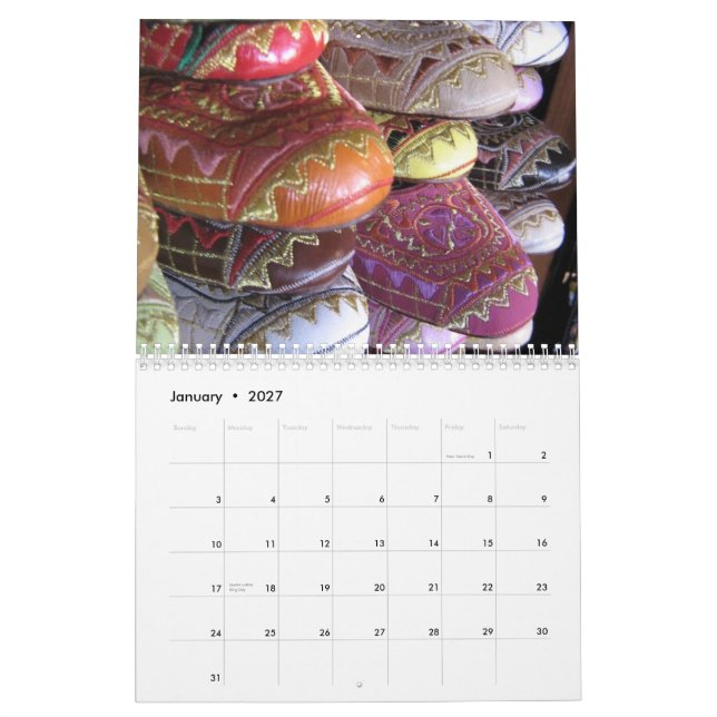 Reise-Kalender 2012 Kalender (Jan 2027)
