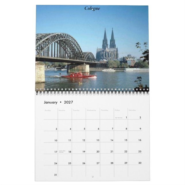 Reise-Kalender Deutschlands 2015 Kalender (Jan 2027)