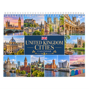 Reise-Kalender für Städte im Vereinigten Königreic Kalender