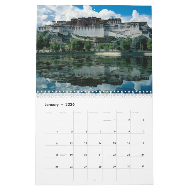 Reise-Kalender Kalender (Jan 2026)