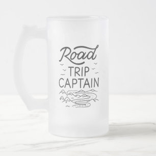 Reise Kapitän I Mattglas Bierglas