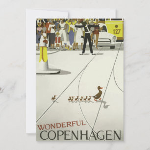 Reise Karte Altes Kopenhagen Dänemark